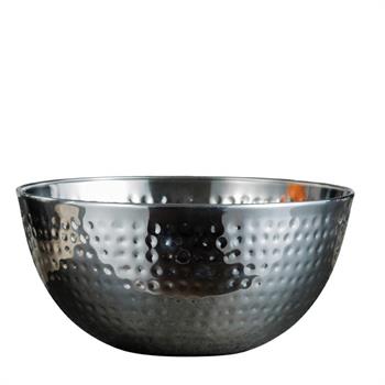 CENTROTAVOLA IN ACCIAIO D. 28 X H 13 CM