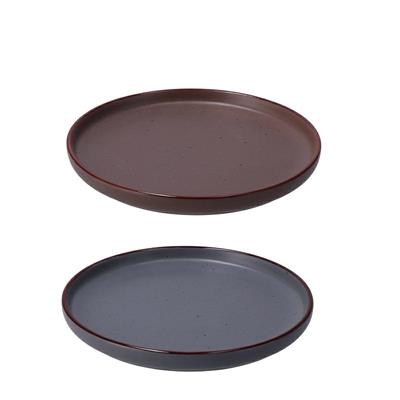 PIATTO PIANO CERAMICA JULES D. 27 X H 3 CM ASS