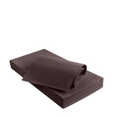 TOVAGLIA PIEGATA 140 X 140 CM TNT CONF. 25 PZ CACAO