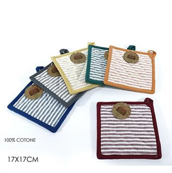 PRESINA RIGHE COTONE 17 X 17 CM ASS