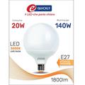 LAMPADINA GLOBO LED G120 E27 20W 3000K
