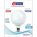 LAMPADINA GLOBO LED G120 E27 20W 6000K