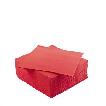 TOVAGLIOLO PUNTA A PUNTA 38 X 38 CM CONF. 40 PZ ROSSO