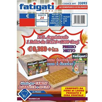 ACCENDIFUOCO ECOLOGICO 32 PZ