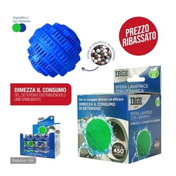 SFERA LAVATRICE ECO CON CERAMICA 7 X 8 CM