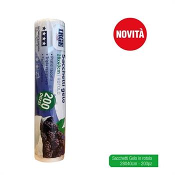SACCHETTO GELO ROTOLO 28 X 40 CONF. 200 PZ
