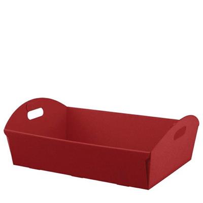 VASSOIO MEDIO ONDA SCOPERTA 35 X 26 X 8,5 CM ROSSO