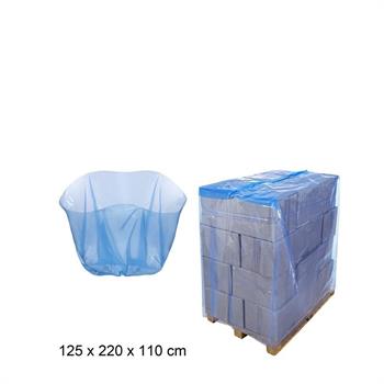 COPERTURA IN PLASTICA PER PALLET 125 X 220 CM