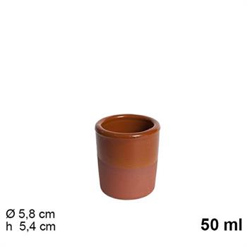 BICCHIERINO ARGILLA 50 ML