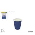 BICCHIERE IN CARTA BLU 250 ML CONF. 20 PZ