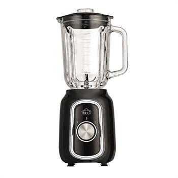 FRULLATORE BICCHIERE IN VETRO 1,5 LT NERO