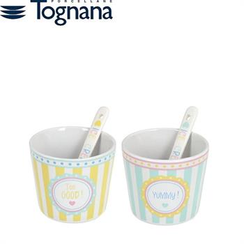 COPPETTA GELATO CON CUCCHIAINO 260 CC SET 2 PZ LA PETITE