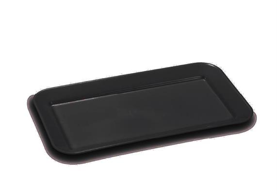 PIATTO RETTANGOLARE SALUMI 30 X 16 CM NERO ART. 4600RC1/N