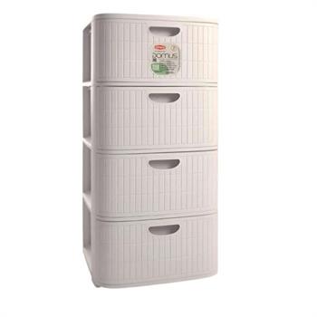 CASSETTIERA DOMUS 4 BIANCO POLVERE