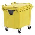 CASSONETTO IMMONDIZIA URBAN 1100 LT GIALLO