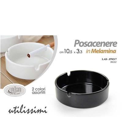 POSACENERE MELAMINA 10,5 X 3,3 CM 2 COLORI ASS