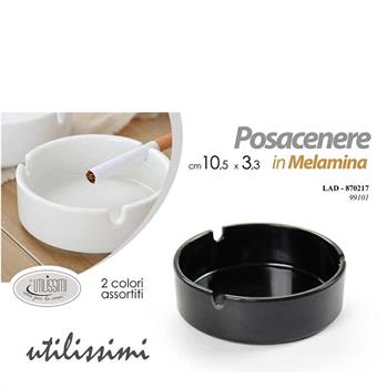 POSACENERE MELAMINA 10,5 X 3,3 CM 2 COLORI ASS