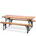 SET BIRRERIA 220 X 70 TAVOLO + 2 PANCHE