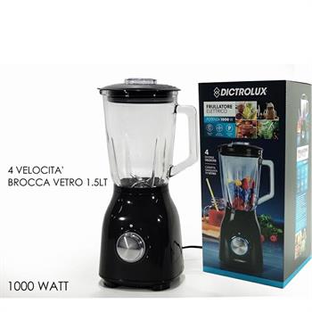 FRULLATORE SHAKE POWER IN VETRO 1,5 LT 1000W