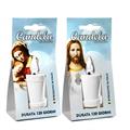 LUMINO ELETTRICO CANDELA LUCE TREMANTE BIANCA