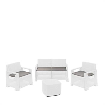 SET DA GIARDINO BELLAGIO BIANCO