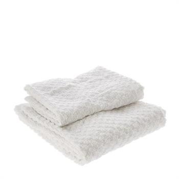 ASCIUGAMANO TRAVIS BIANCO SET 2 PZ 36 X 56 / 53 X 96 CM