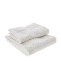ASCIUGAMANO TRAVIS BIANCO SET 2 PZ 36 X 56 / 53 X 96 CM