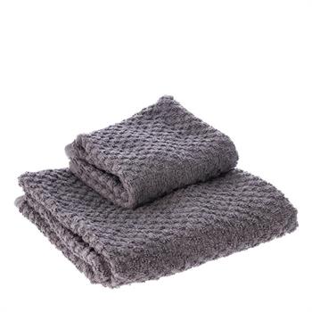 ASCIUGAMANO TRAVIS GRIGIO SET 2 PZ 36 X 56 / 53 X 96 CM