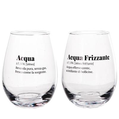 BICCHIERE VET JASER 34 CL SET 2 PZ 2 DECORI ASS