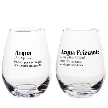 BICCHIERE VET JASER 34 CL SET 2 PZ 2 DECORI ASS