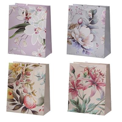 BORSA IN CARTA 41 X 21 X H 50 CM 4 DECORI ASS