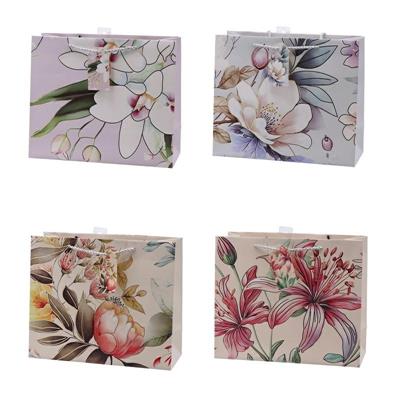 BORSA IN CARTA 31 X 12 X H 26 CM 4 DECORI ASS