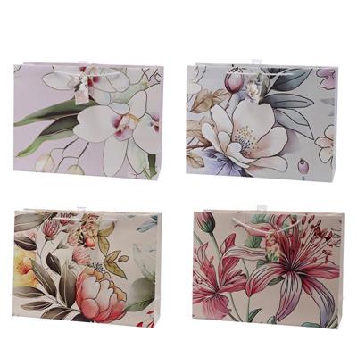 BORSA IN CARTA 42 X 12 X H 31 CM 4 DECORI ASS