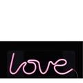 INSEGNA LUMINOSA NEON LED LOVE 35,5 X 14,5 CM