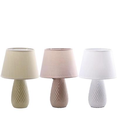 LAMPADA CERAMICA LIORA D. 25 X H 39 CM 3 COLORI ASS