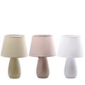LAMPADA CERAMICA LIORA D. 25 X H 39 CM 3 COLORI ASS