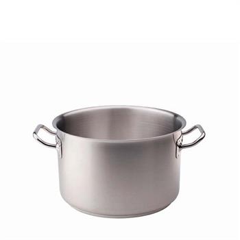 CASSERUOLA ALTA INOX 18/10 2 MANICI 28 CM