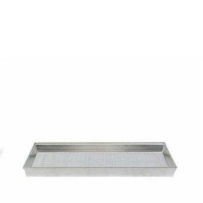 TEGLIA RETTANGOLARE IN LEGA DI ALLUMINIO FORATA 60 X 40 CM