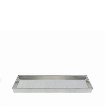 TEGLIA RETTANGOLARE IN LEGA DI ALLUMINIO FORATA 60 X 40 CM