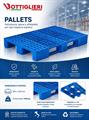 PEDANA EUR PLASTICA BLU A4L 80 X 120 CM