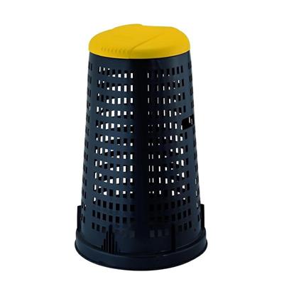TRESPOLO FUSTO NERO COPERCHIO GIALLO 100 LT