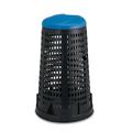 TRESPOLO FUSTO NERO COPERCHIO BLU 100 LT