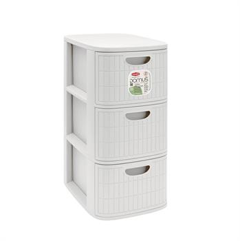 CASSETTIERA DOMUS 3 BIANCO POLVERE