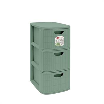 CASSETTIERA DOMUS 3 SLIM GREEN TEA