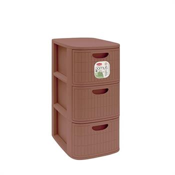 CASSETTIERA DOMUS 3 SLIM MOCHA MOUSSE