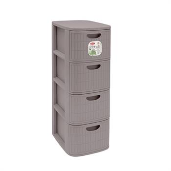 CASSETTIERA DOMUS 4 SLIM GREIGE