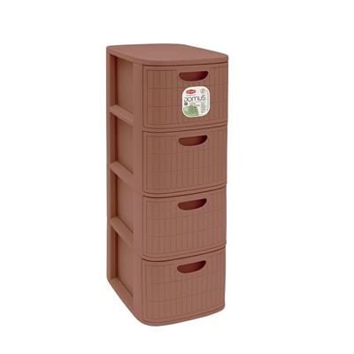 CASSETTIERA DOMUS 4 SLIM MOCHA MOUSSE