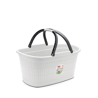 CESTA DOMUS CON MANICI BIANCO POLVERE
