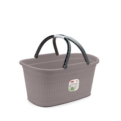CESTA DOMUS CON MANICI GREIGE