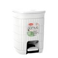 PATTUMIERA DA BAGNO DOMUS 6 LT BIANCO POLVERE